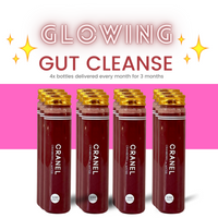 cranel cranberry glowing gut cleanse uti shots